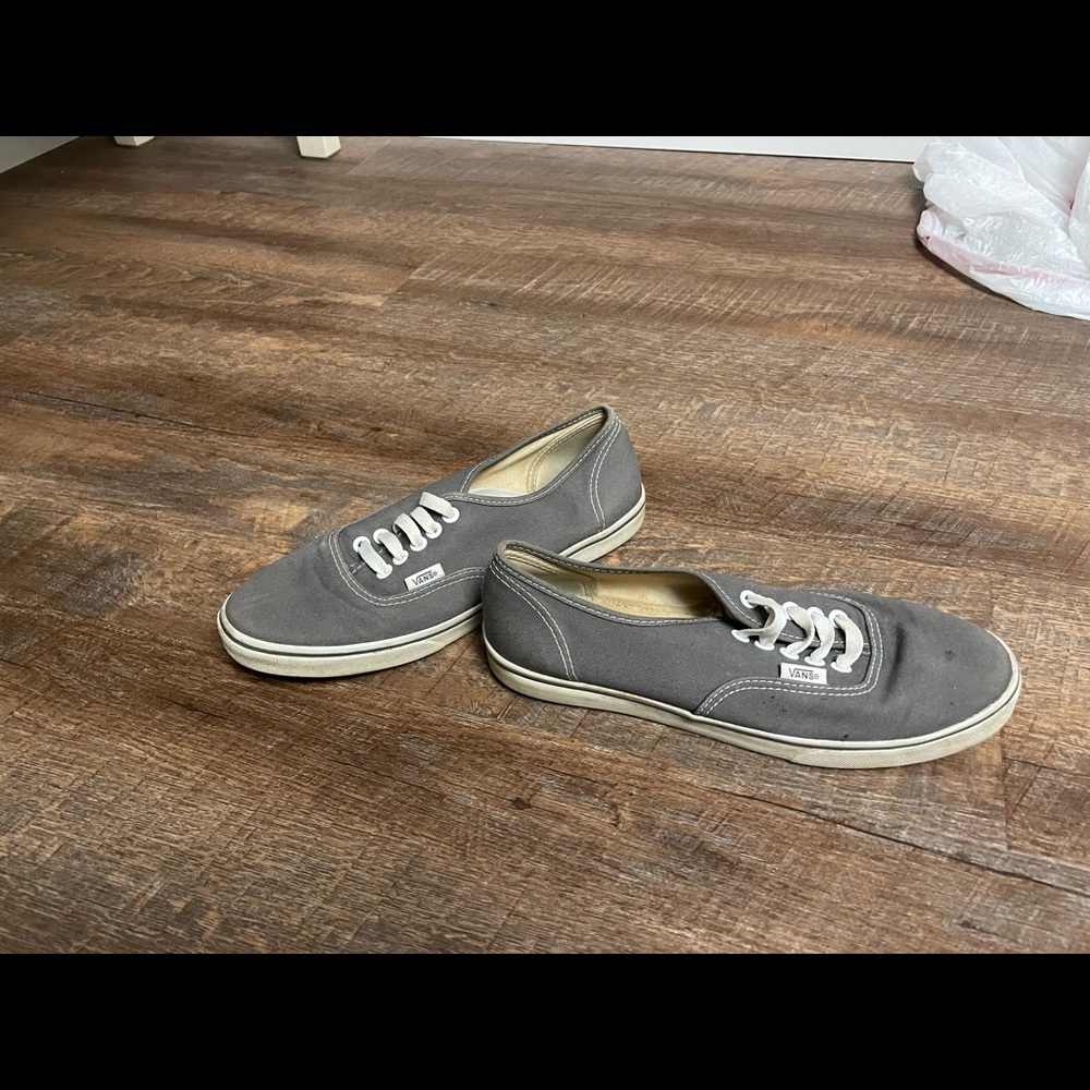 Gray Vans! Only worn a few times!